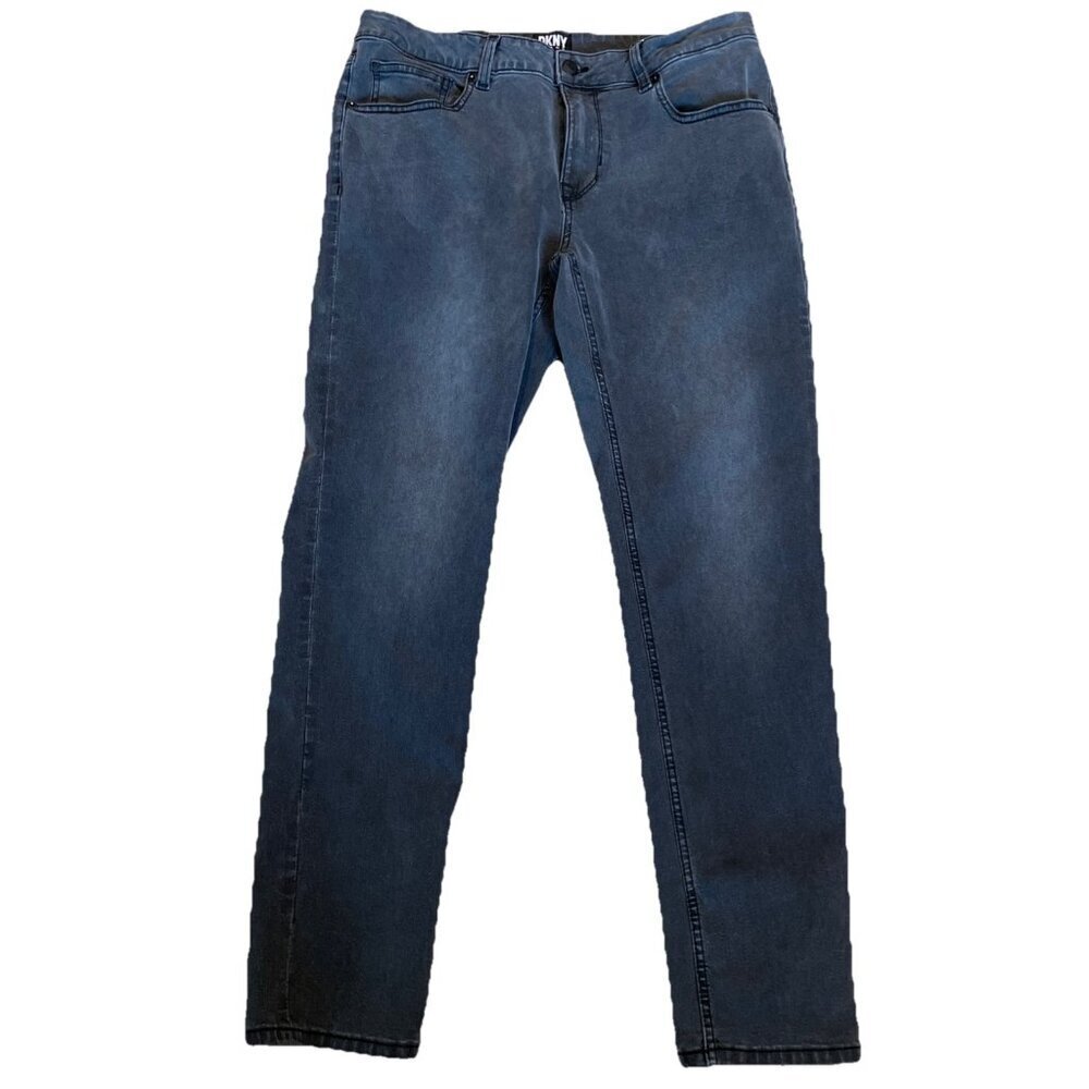 DKNY Men's Jeans Mercer Skinny Fit Size 33x30 Gray Medium Wash Stretch Comfort